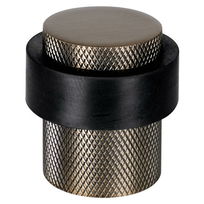 Frisco Eclipse 30mm Knurled Floor Door Stop - JJ Building Materials