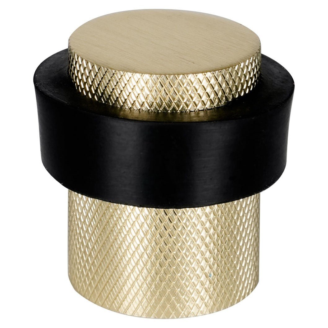 Frisco Eclipse 30mm Knurled Floor Door Stop - JJ Building Materials