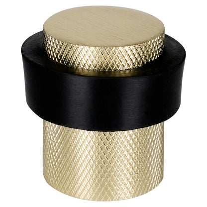 Frisco Eclipse 30mm Knurled Floor Door Stop - JJ Building Materials
