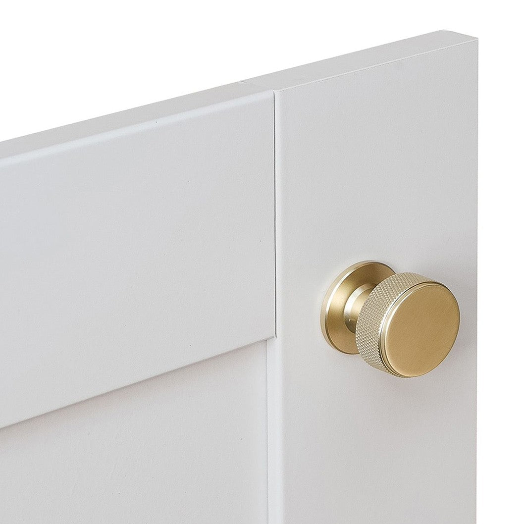 Frisco Eclipse 34mm Knurled Cupboard Knob - JJ Building Materials
