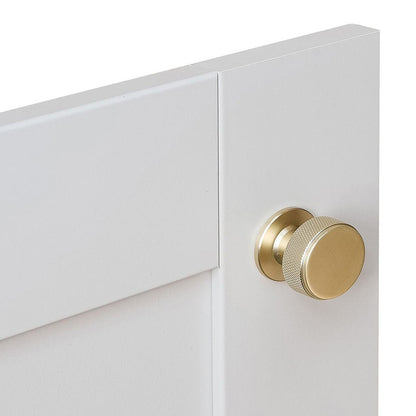 Frisco Eclipse 34mm Knurled Cupboard Knob - JJ Building Materials