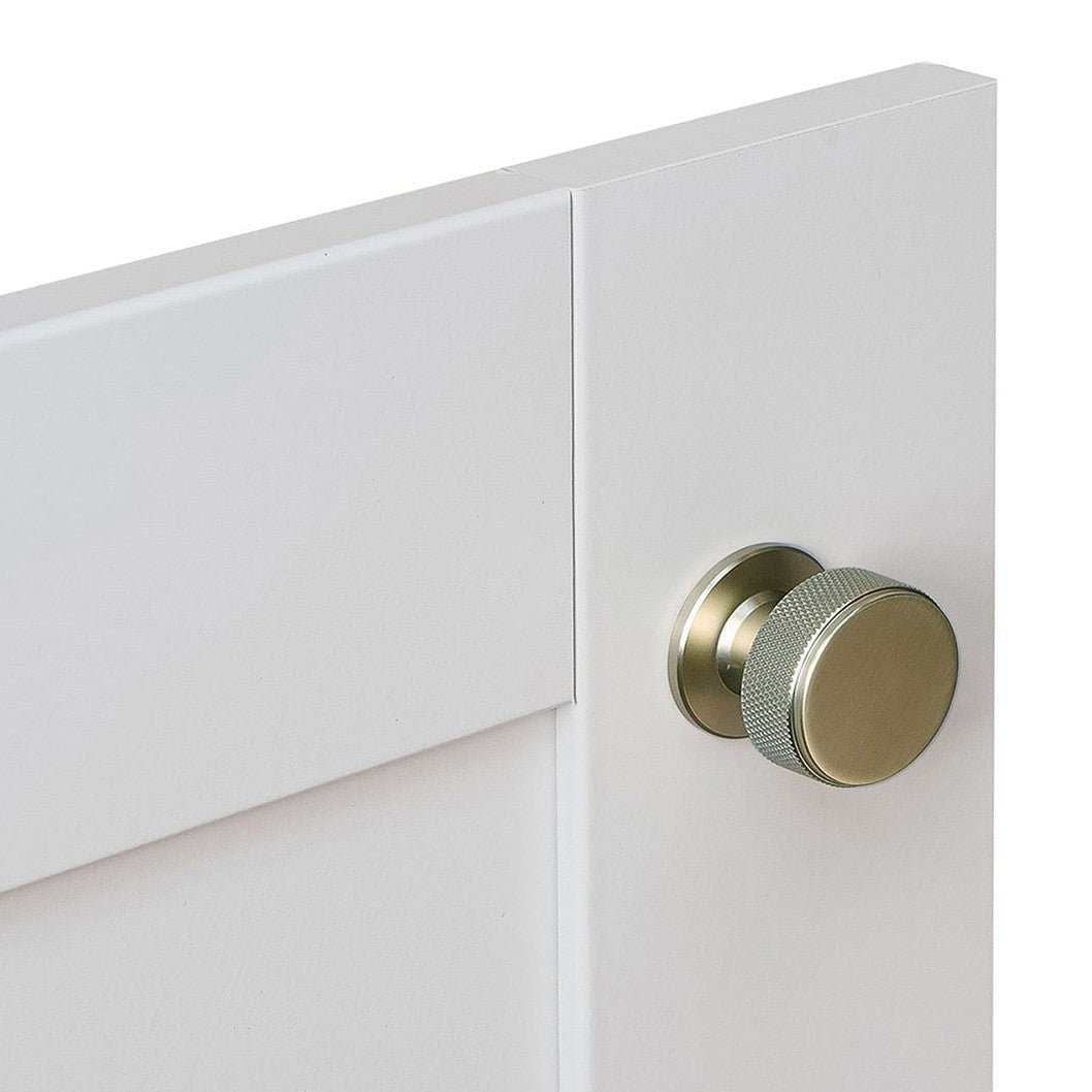 Frisco Eclipse 34mm Knurled Cupboard Knob - JJ Building Materials