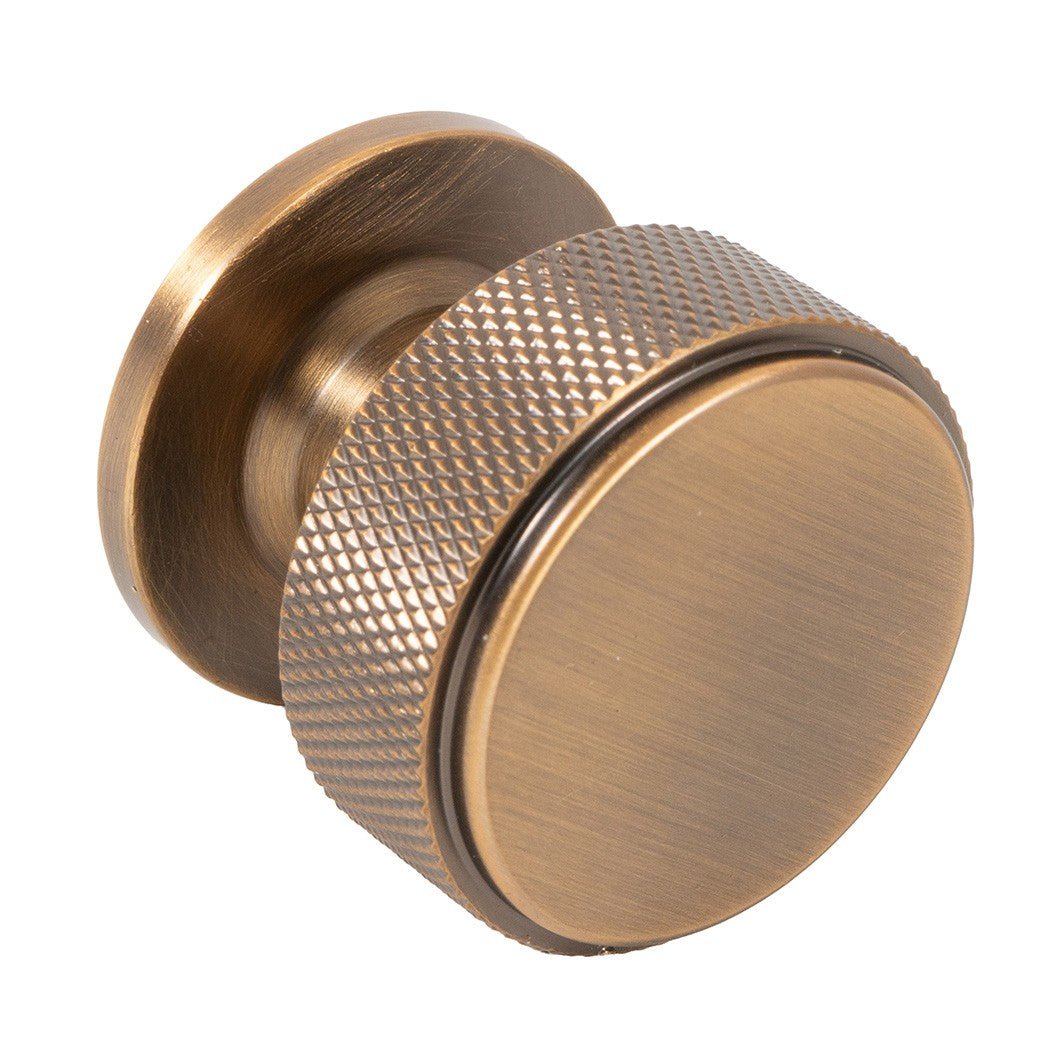 Frisco Eclipse 34mm Knurled Cupboard Knob - JJ Building Materials