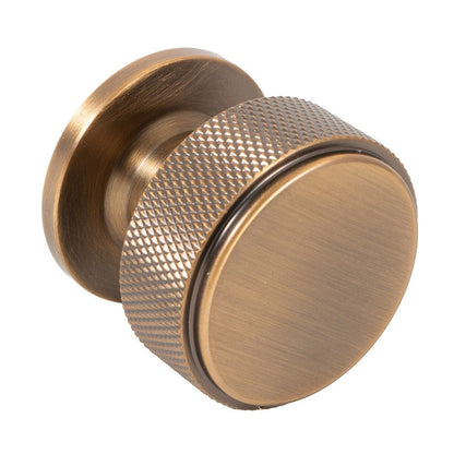 Frisco Eclipse 34mm Knurled Cupboard Knob - JJ Building Materials