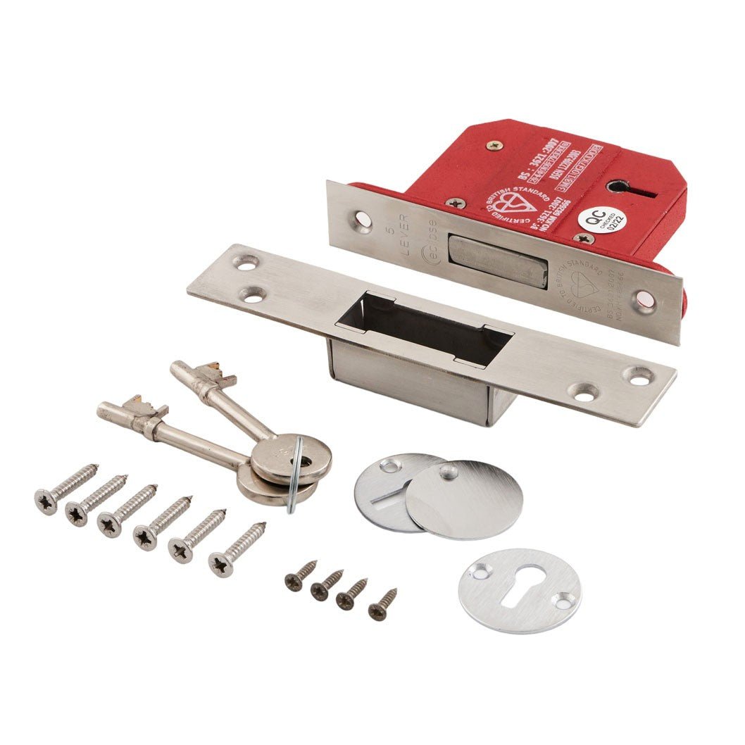 Frisco Eclipse 5 Lever Mortice Deadlock (BS3621) - (Pre-Pack) - JJ Building Materials
