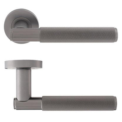 Frisco Eclipse 52mm Knurled Lever on Rose - JJ Building Materials