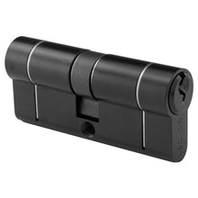 Frisco Eclipse 70mm Black Standard Euro Profile Cylinder (Double) - JJ Building Materials