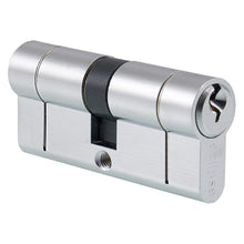 Frisco Eclipse 70mm Satin Chrome Eclipse Keyed Alike Euro Profile Cylinder (Double) - JJ Building Materials