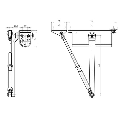 Frisco Eclipse 73 Series Overhead Door Closer - JJ Building Materials