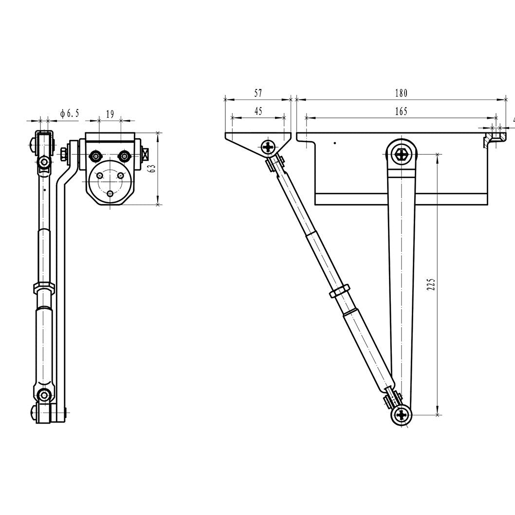 Frisco Eclipse 73 Series Overhead Door Closer - JJ Building Materials