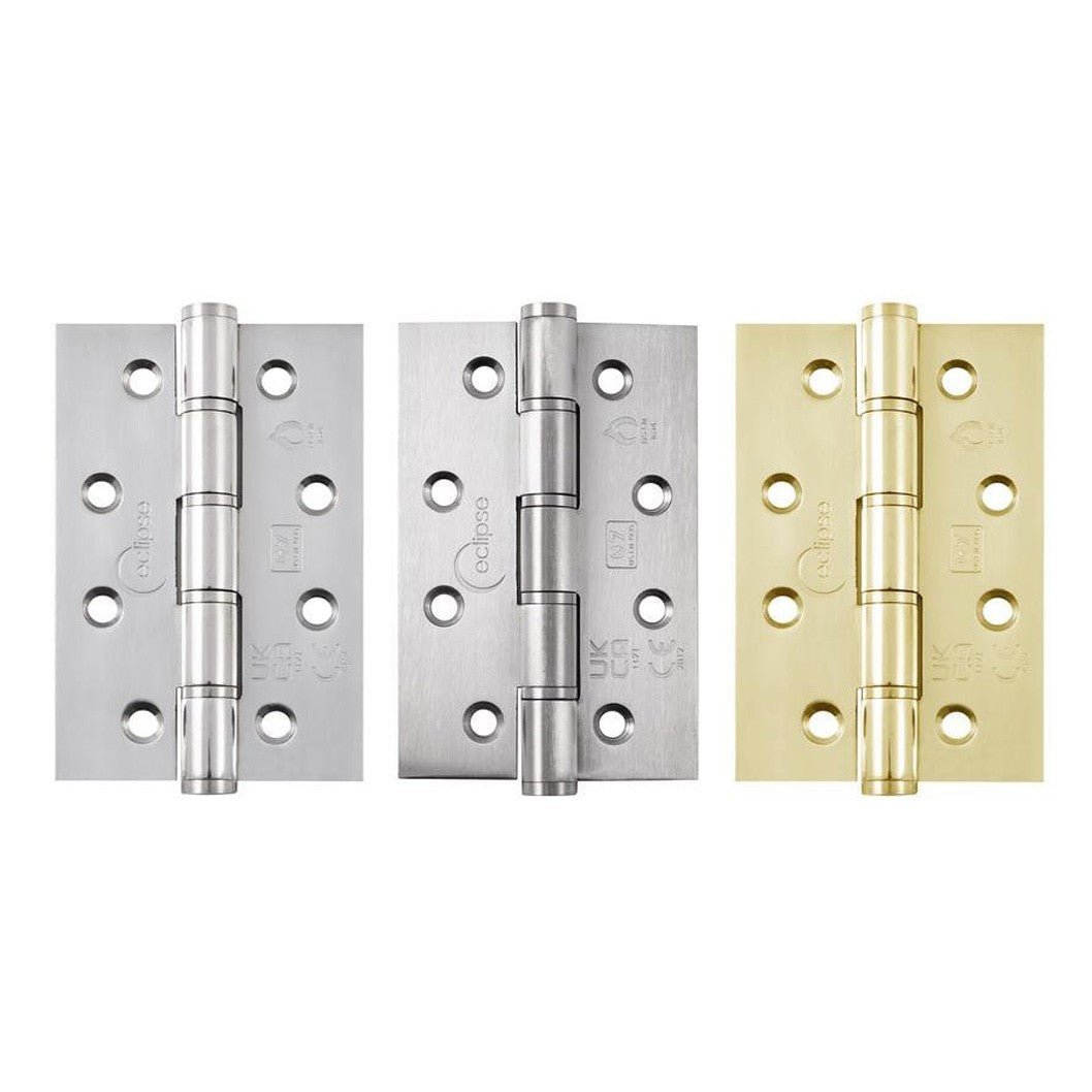 Frisco Eclipse 76x51mm Satin Stainless Steel Plain Butt Hinge - JJ Building Materials