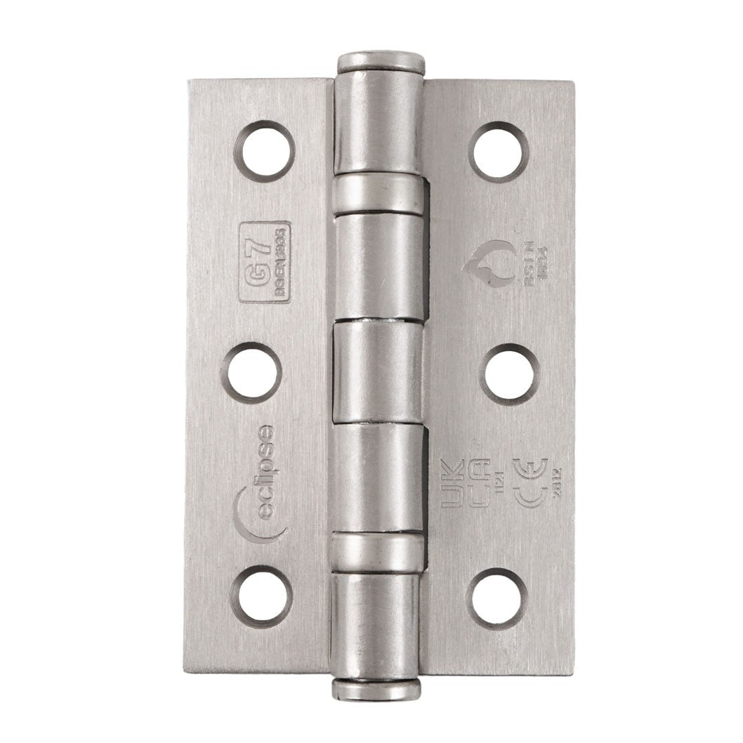 Frisco Eclipse 76x51x2mm Mid Steel Ball Bearing Hinge Grade 7 - JJ Building Materials