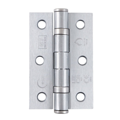 Frisco Eclipse 76x51x2mm Mid Steel Ball Bearing Hinge Grade 7 - JJ Building Materials
