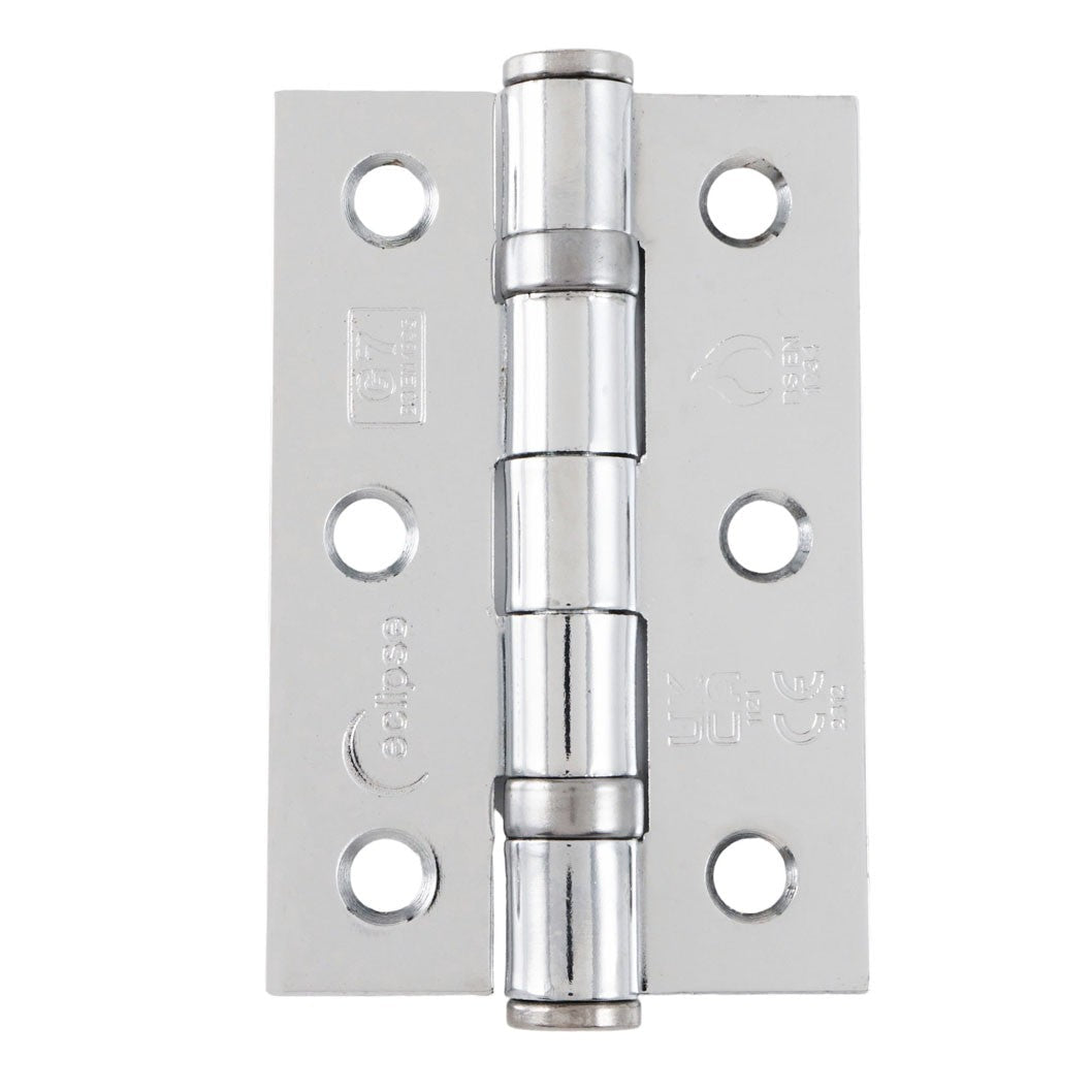 Frisco Eclipse 76x51x2mm Mid Steel Ball Bearing Hinge Grade 7 - JJ Building Materials