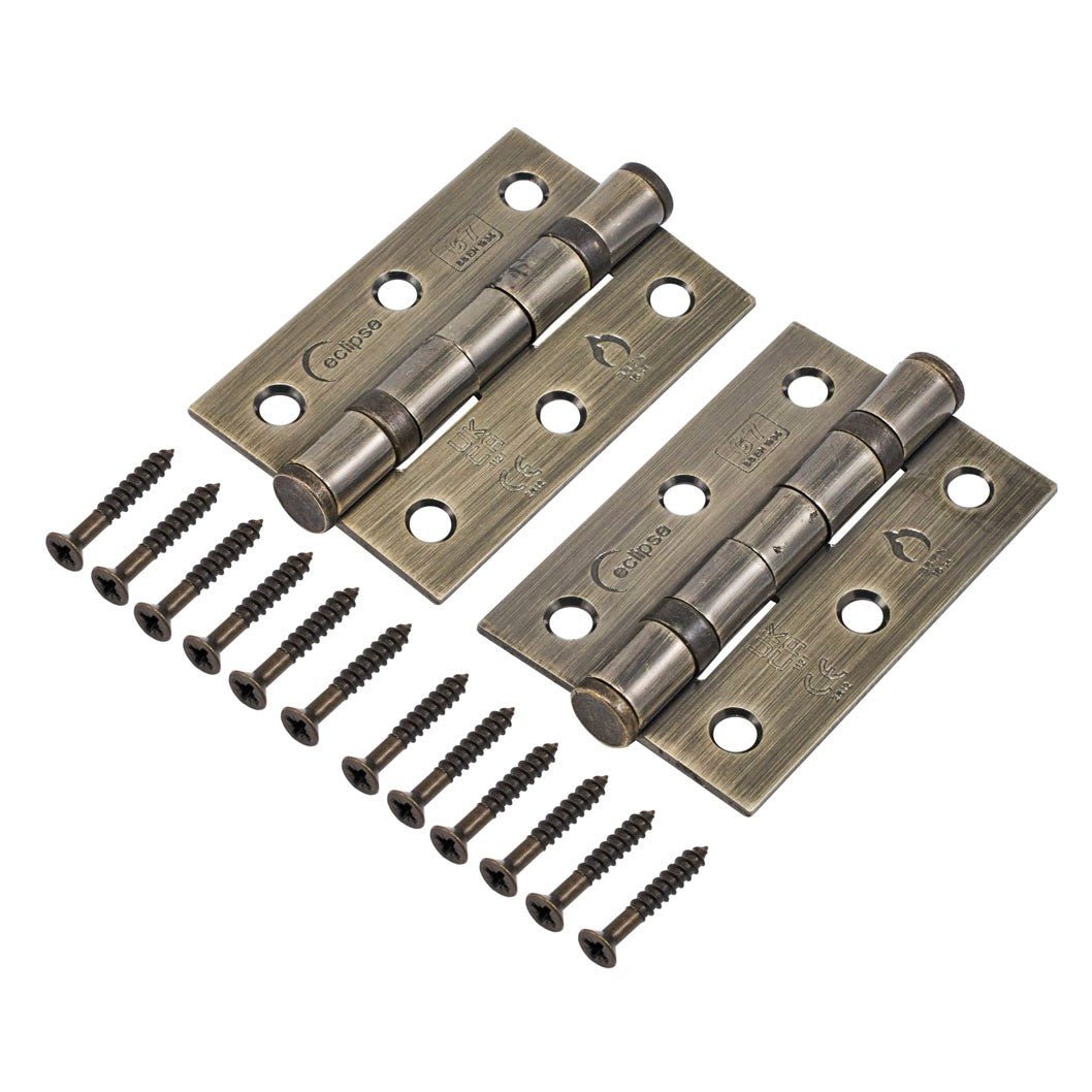 Frisco Eclipse 76x51x2mm Mid Steel Ball Bearing Hinge Grade 7 - JJ Building Materials