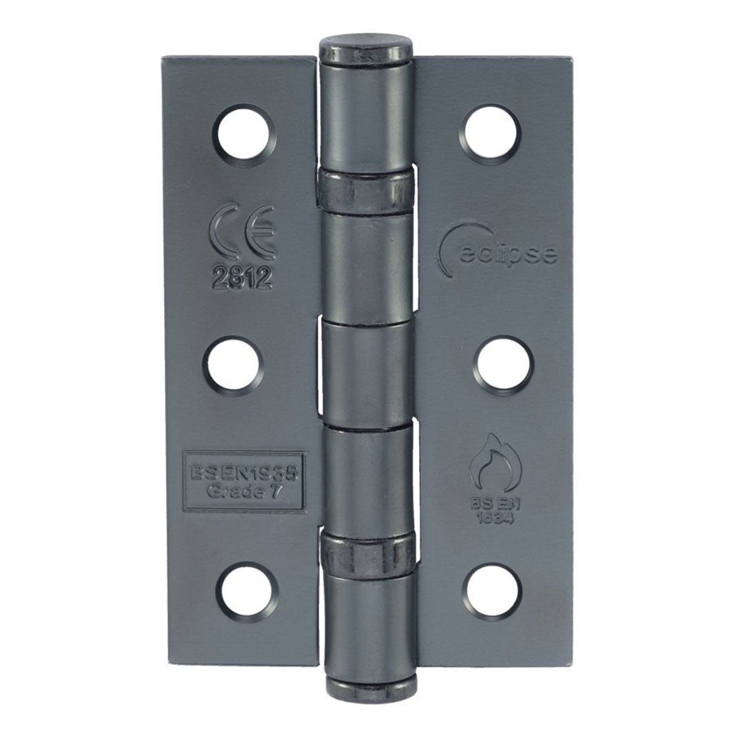 Frisco Eclipse 76x51x2mm Mid Steel Ball Bearing Hinge Grade 7 (Pre-Pack) - JJ Building Materials