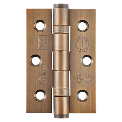 Frisco Eclipse 76x51x2mm Mid Steel Ball Bearing Hinge Grade 7 (Pre-Pack) - JJ Building Materials
