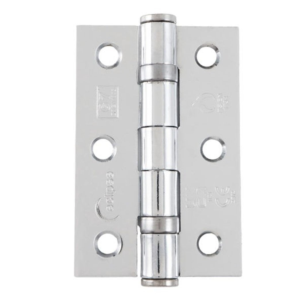 Frisco Eclipse 76x51x2mm Mid Steel Ball Bearing Hinge Grade 7 (Pre-Pack) - JJ Building Materials