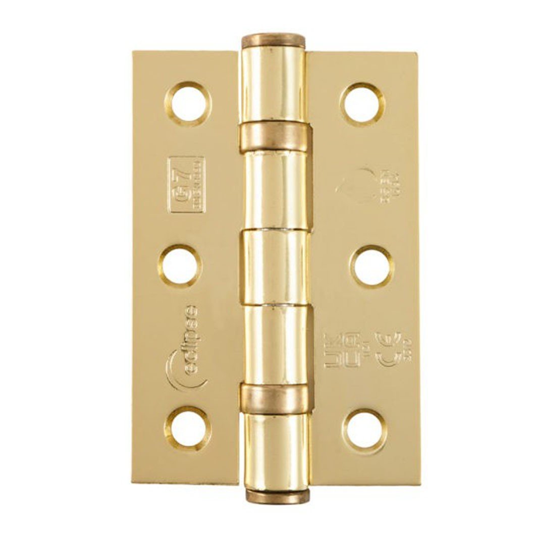 Frisco Eclipse 76x51x2mm Mid Steel Ball Bearing Hinge Grade 7 (Pre-Pack) - JJ Building Materials