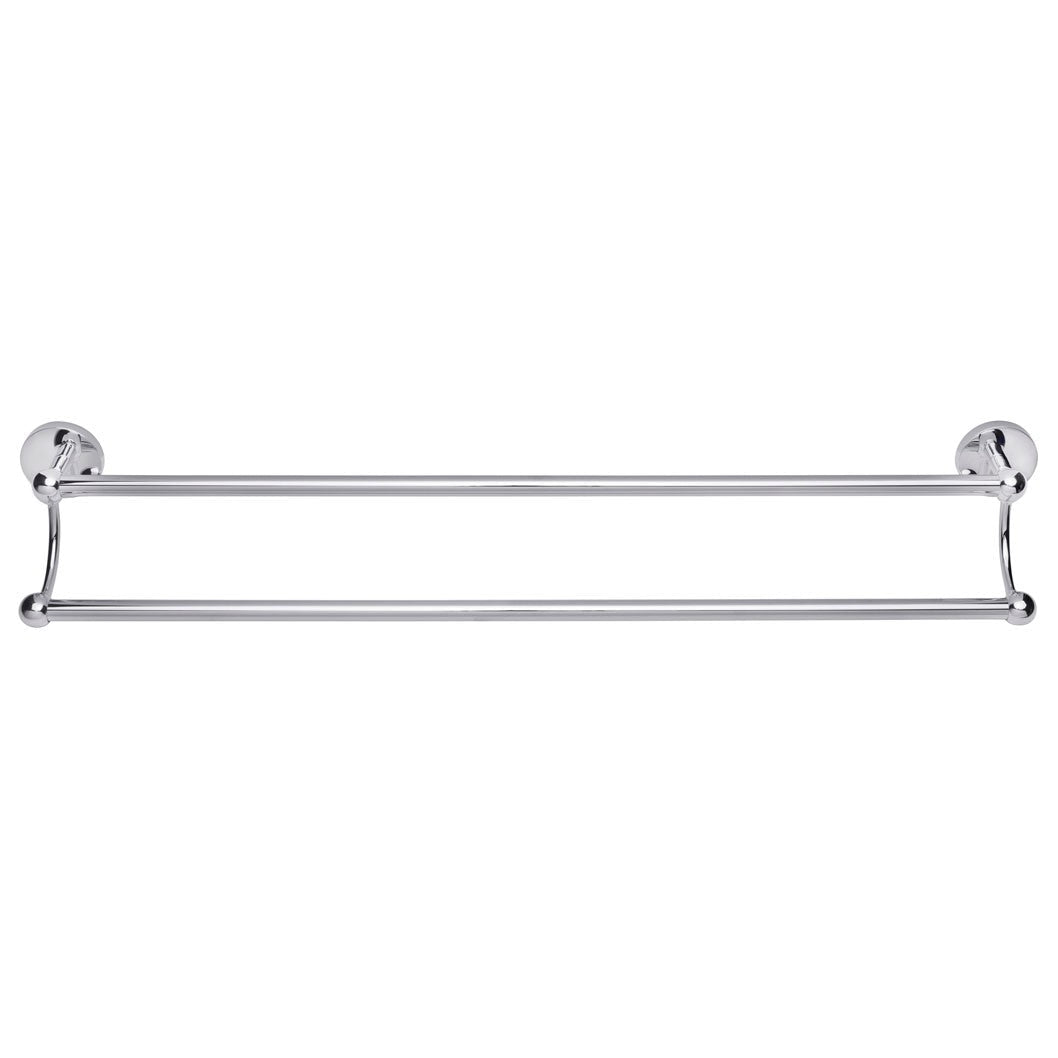 Frisco Eclipse 800 Series Polished Chrome Plated Double Towel Rail - JJ Building Materials