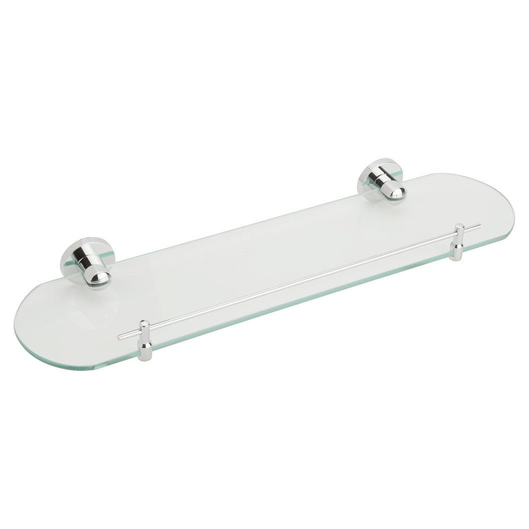 Frisco Eclipse 800 Series Polished Chrome Plated Glass Shelf - JJ Building Materials