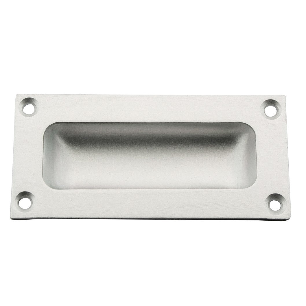 Frisco Eclipse 89mm Satin Anodised Aluminium Flush Pull (Pre-Pack) - JJ Building Materials