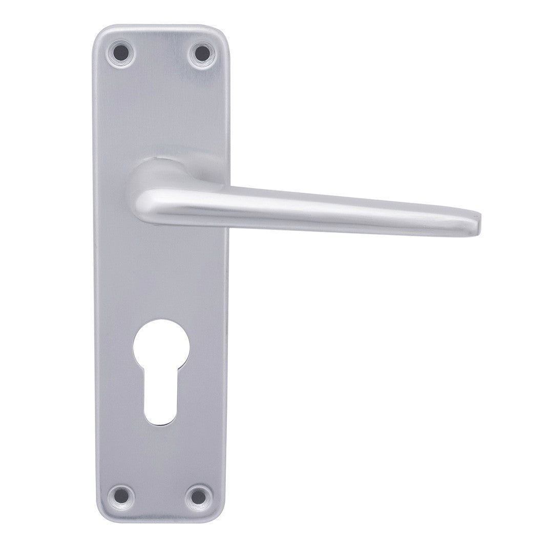 Frisco Eclipse Aluminium 2000 Series Lever On Backplate Set - JJ Building Materials