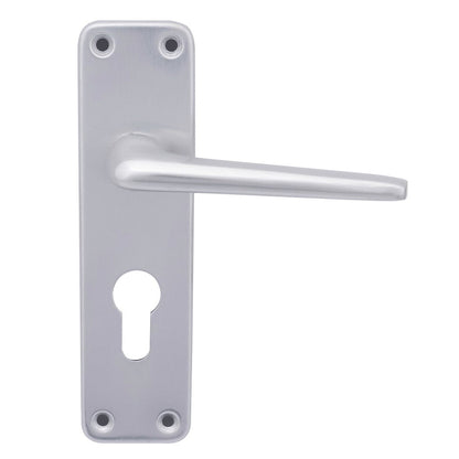 Frisco Eclipse Aluminium 2000 Series Lever On Backplate Set - JJ Building Materials