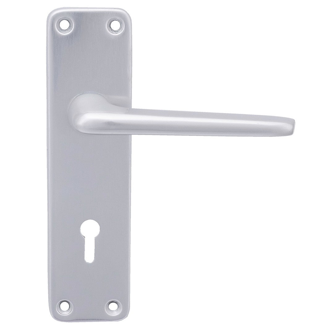 Frisco Eclipse Aluminium 2000 Series Lever On Backplate Set - JJ Building Materials