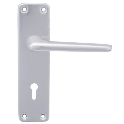 Frisco Eclipse Aluminium 2000 Series Lever On Backplate Set - JJ Building Materials