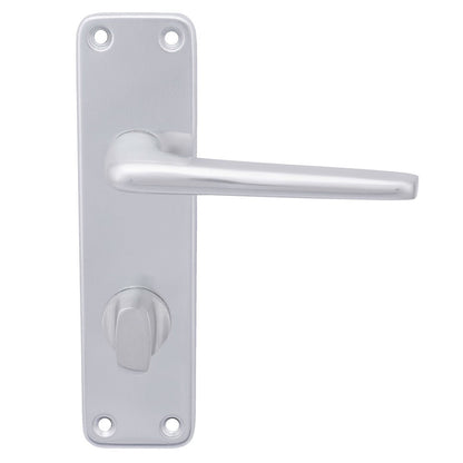 Frisco Eclipse Aluminium 2000 Series Lever On Backplate Set - JJ Building Materials