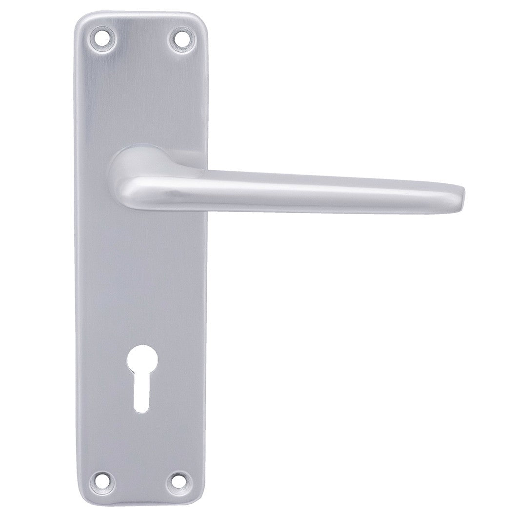 Frisco Eclipse Aluminium 2000 Series Lever On Backplate Set (Pre-Pack) - JJ Building Materials