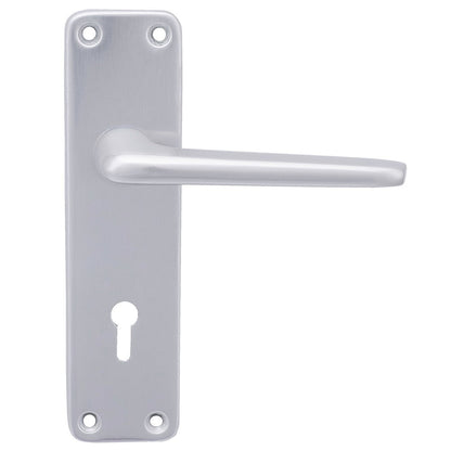 Frisco Eclipse Aluminium 2000 Series Lever On Backplate Set (Pre-Pack) - JJ Building Materials