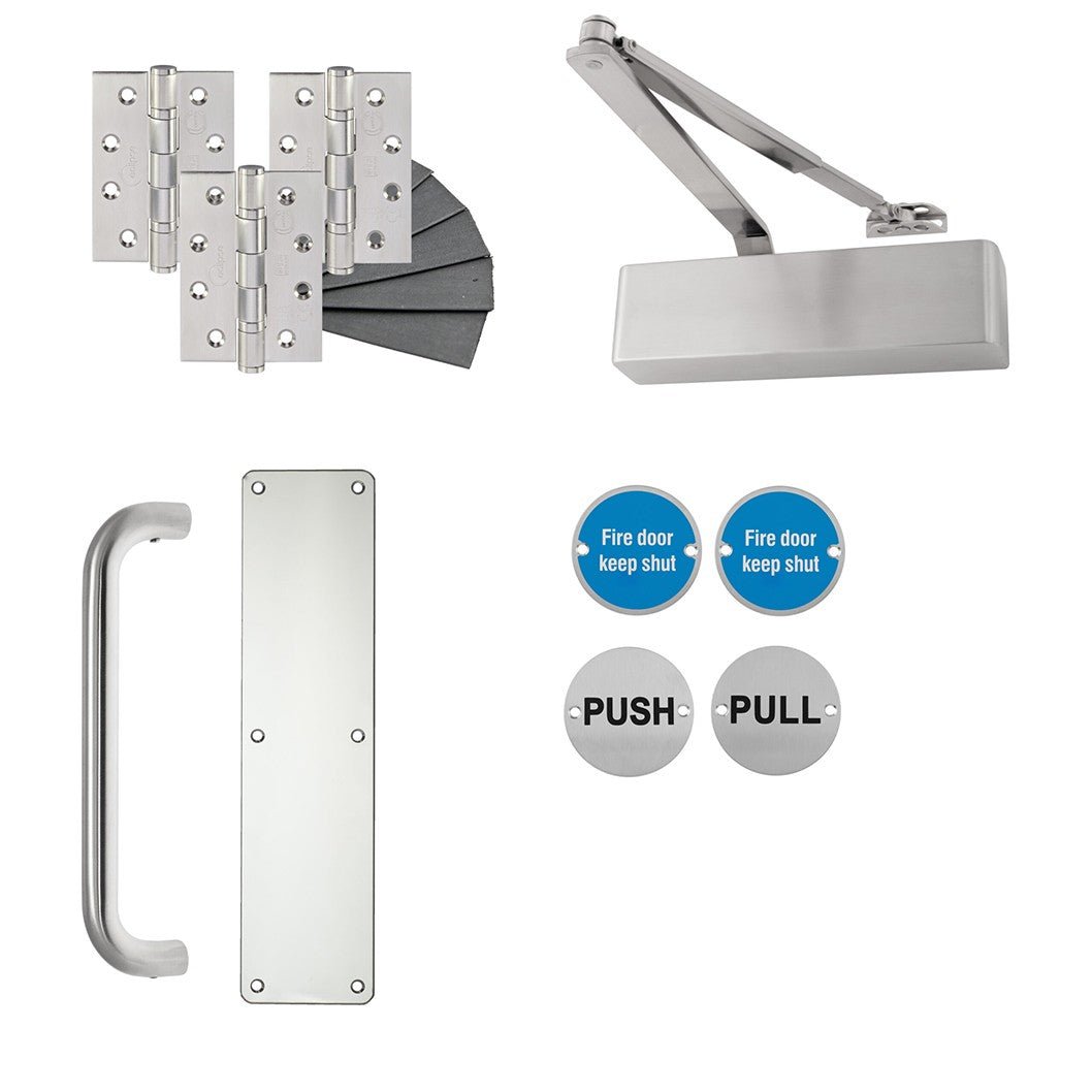 Frisco Eclipse Architectural Corridor Non-Locking 80kg Door Kit - JJ Building Materials