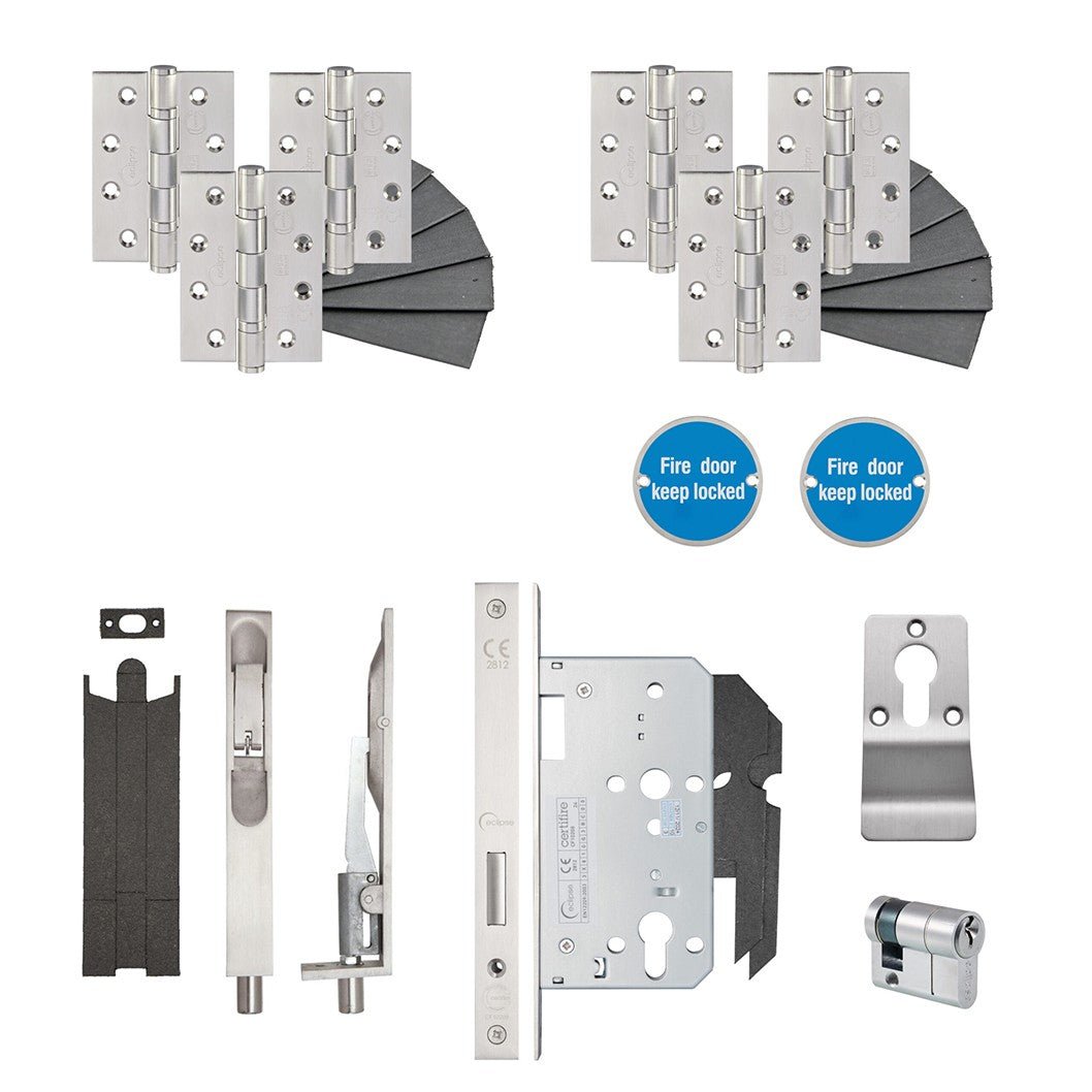 Frisco Eclipse Architectural Double Rise 120kg Door Kit - JJ Building Materials
