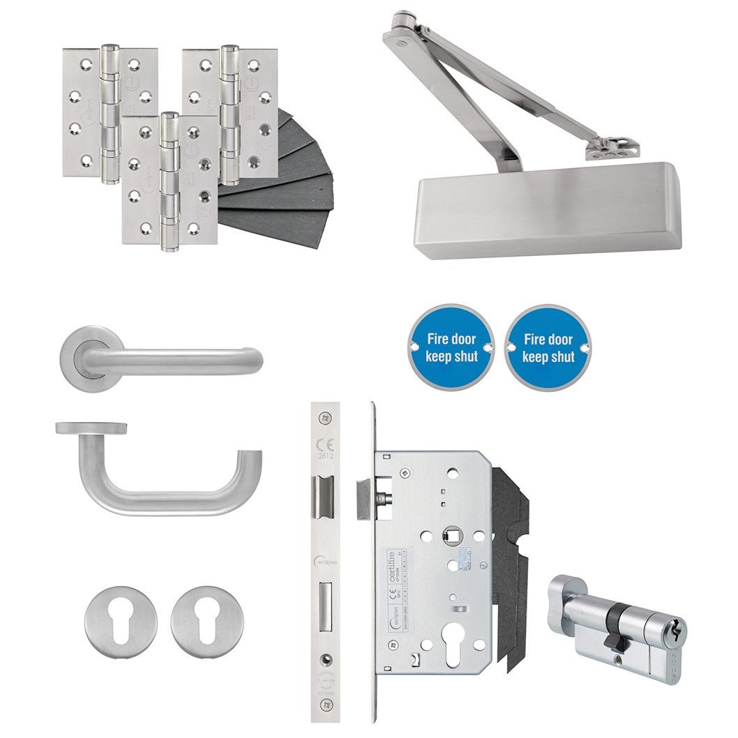 Frisco Eclipse Architectural Office Locking 80kg Door Kit - JJ Building Materials