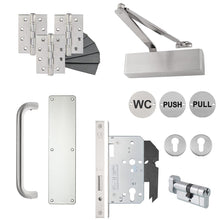 Frisco Eclipse Architectural WC Entrance 80kg Door Kit - JJ Building Materials