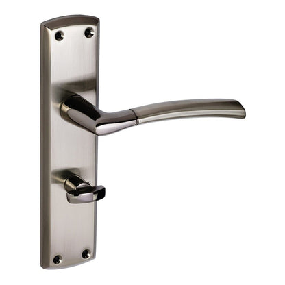 Frisco Eclipse Black Nickel/Satin Nickel Tifosi Lever Set - JJ Building Materials