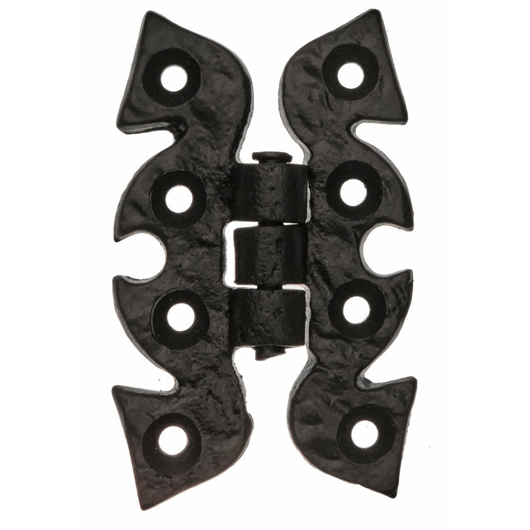Frisco Eclipse Black/Antique 68x51mm Cabinet Hinge (Pre-Pack) - JJ Building Materials
