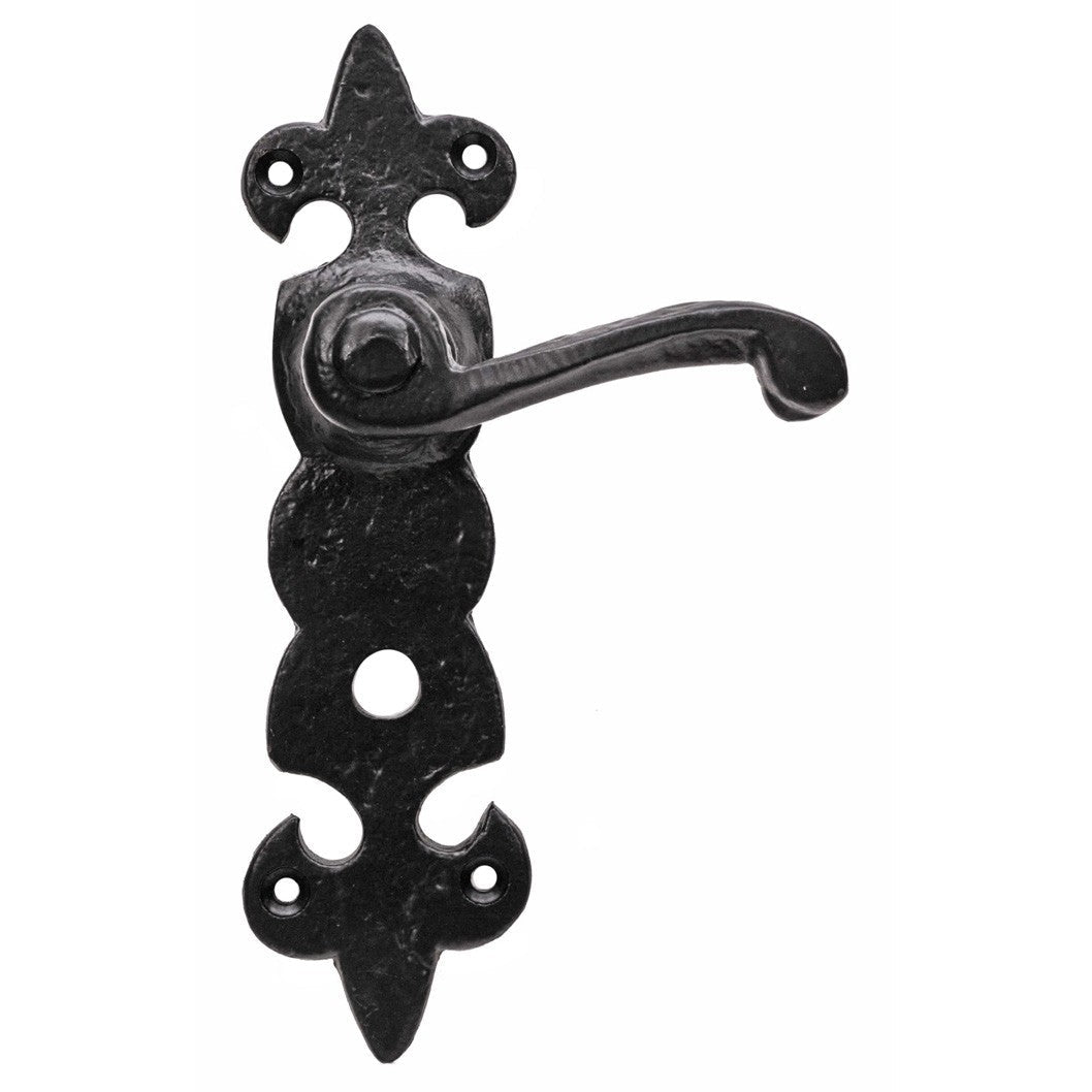 Frisco Eclipse Black/Antique Fleur-De-Lys Set - JJ Building Materials