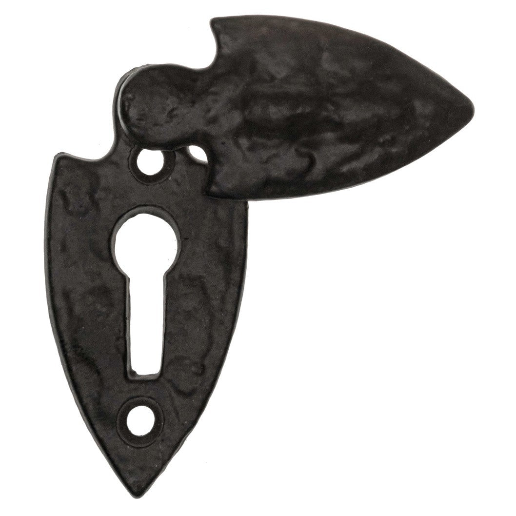 Frisco Eclipse Black/Antique Ornate Closed Escutcheon - JJ Building Materials