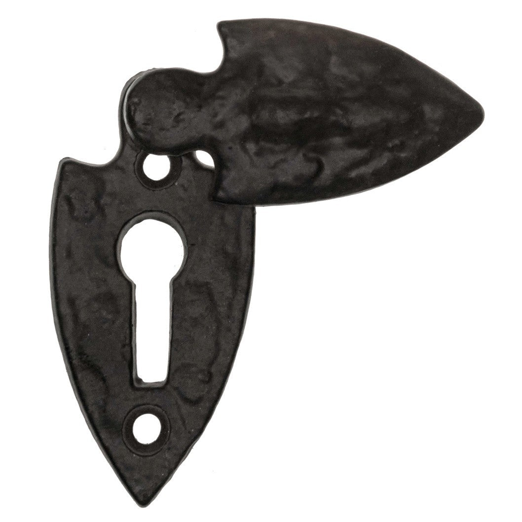 Frisco Eclipse Black/Antique Ornate Closed Escutcheon (Pre-Pack) - JJ Building Materials