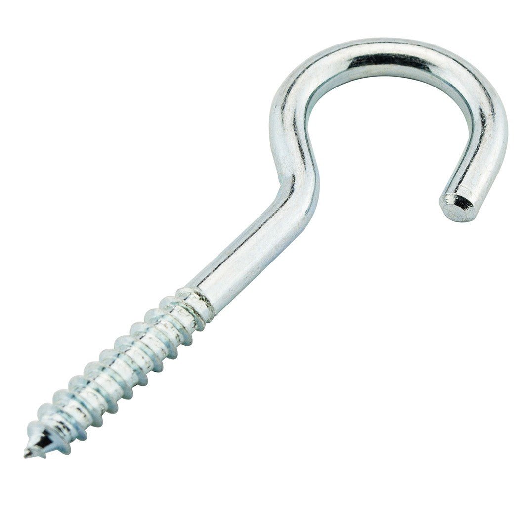 Frisco Eclipse Bright Zinc Plated 75mm Screw Hook - JJ Building Materials
