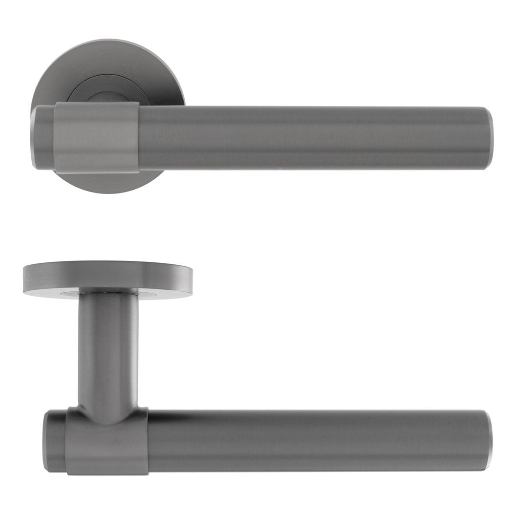 Frisco Eclipse Collared Lever on Rose SS304 - JJ Building Materials