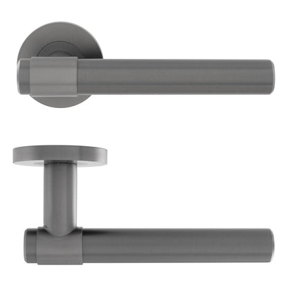 Frisco Eclipse Collared Lever on Rose SS304 - JJ Building Materials