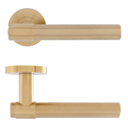 Frisco Eclipse Collared Lever on Rose SS304 - JJ Building Materials