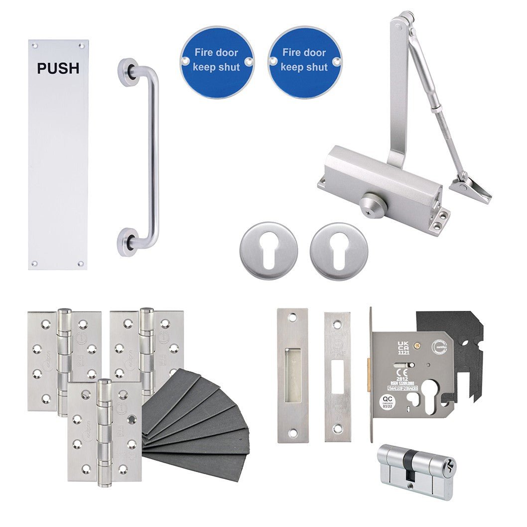 Frisco Eclipse Corridor Locking 60kg Door Kit - JJ Building Materials