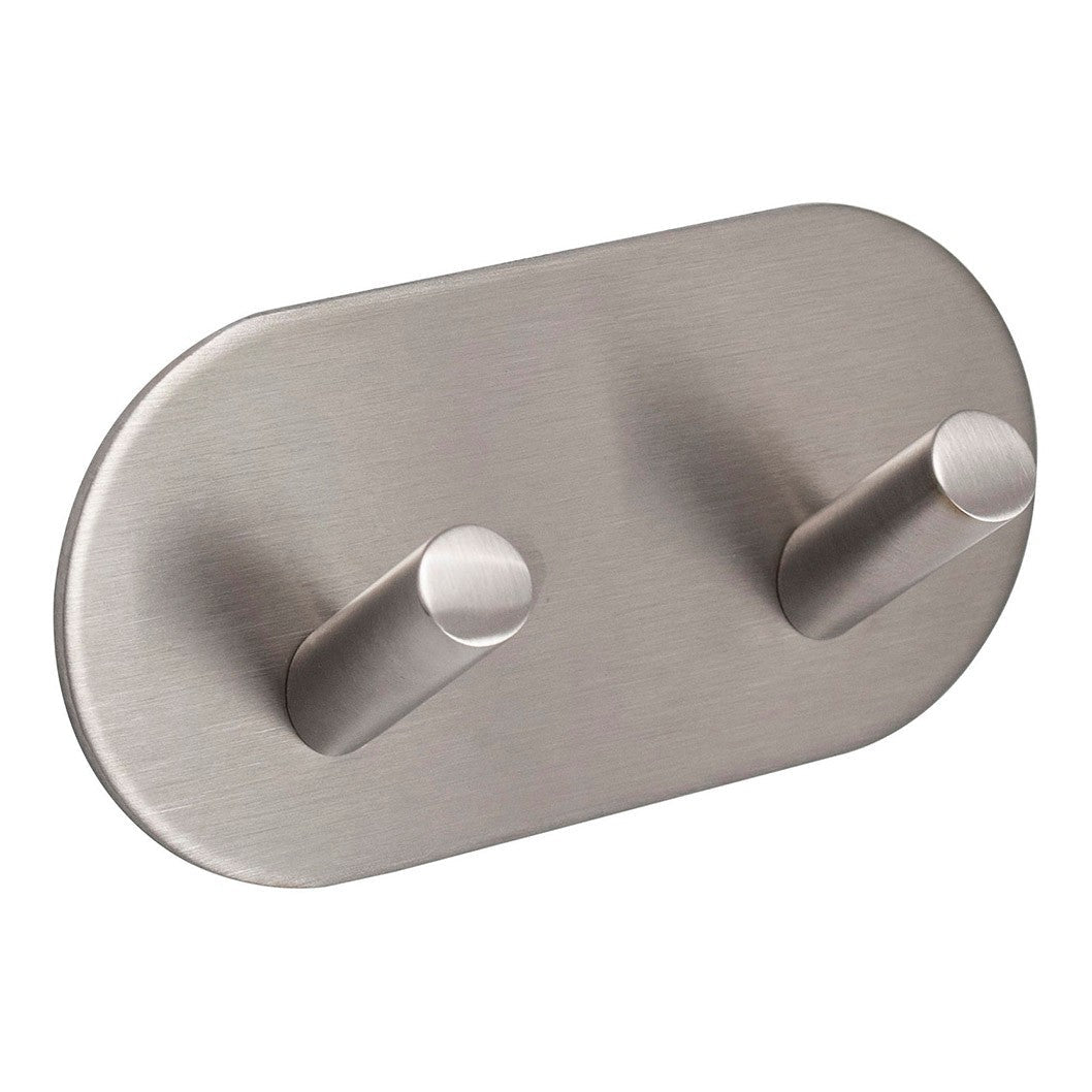 Frisco Eclipse Double Angled Self-Adhesive Coat Hook - JJ Building Materials