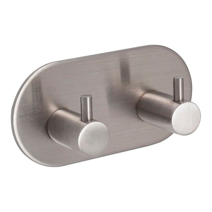 Frisco Eclipse Double Self-Adhesive Coat Hook - JJ Building Materials