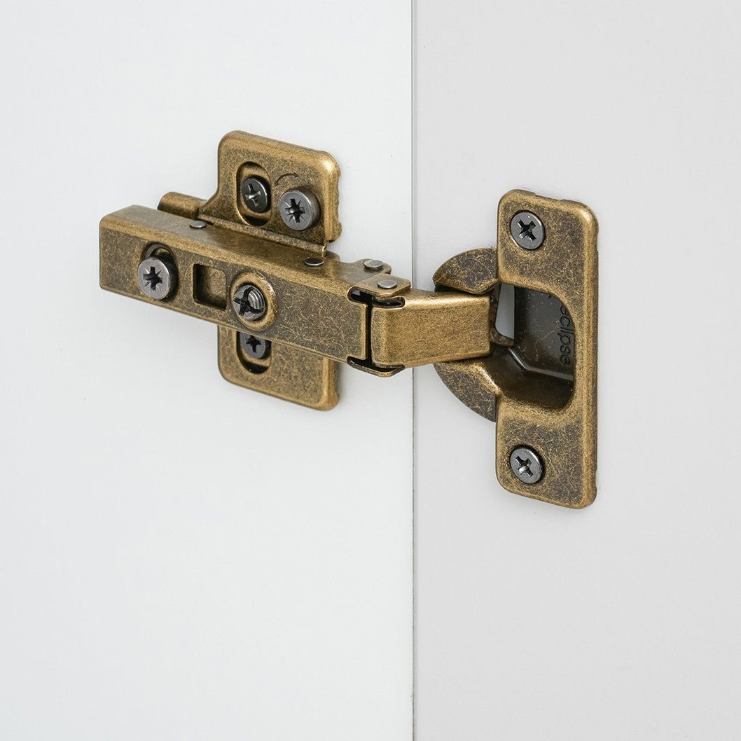 Frisco Eclipse Full Overlay 3D Adjustable Cabinet Hinge 105 Degree (Soft Close) (Pair) - JJ Building Materials